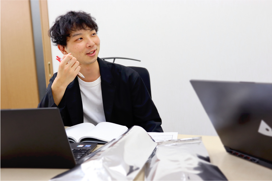 高野岳 仕事風景02