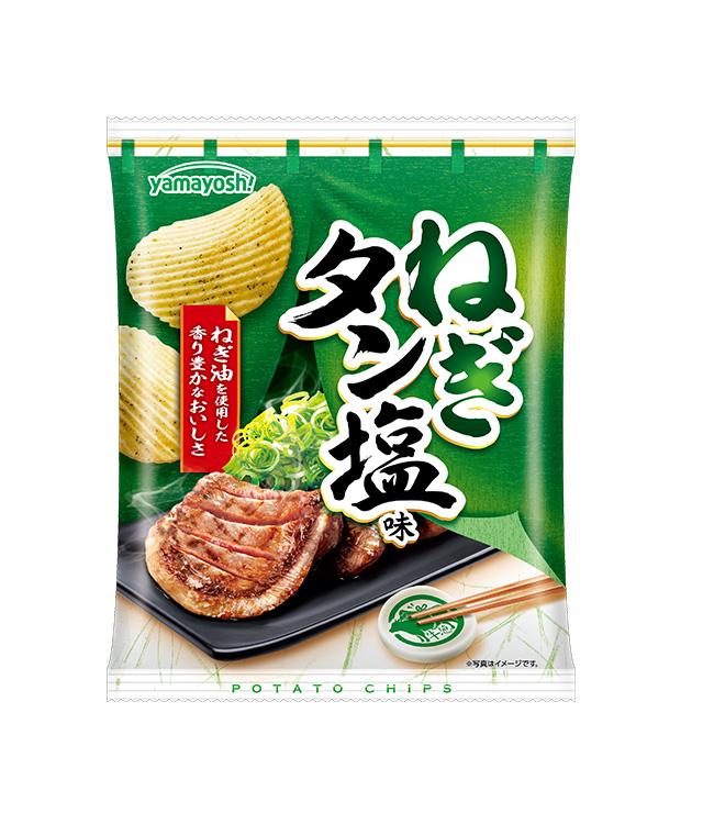 ポテトチップス　ねぎタン塩味